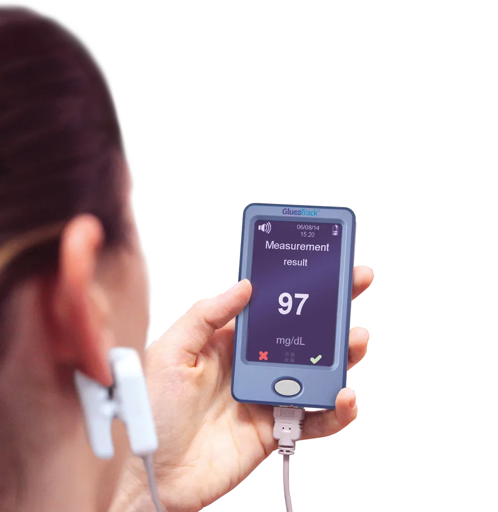 {'en': 'Glucotrack, non -invasive meter, now available in Spain', 'es': 'Glucotrack, medidor no invasivo, ya disponible en España'} Image {'en': 'Glucotrack, non -invasive meter, now available in Spain', 'es': 'Glucotrack, medidor no invasivo, ya disponible en España'} Image