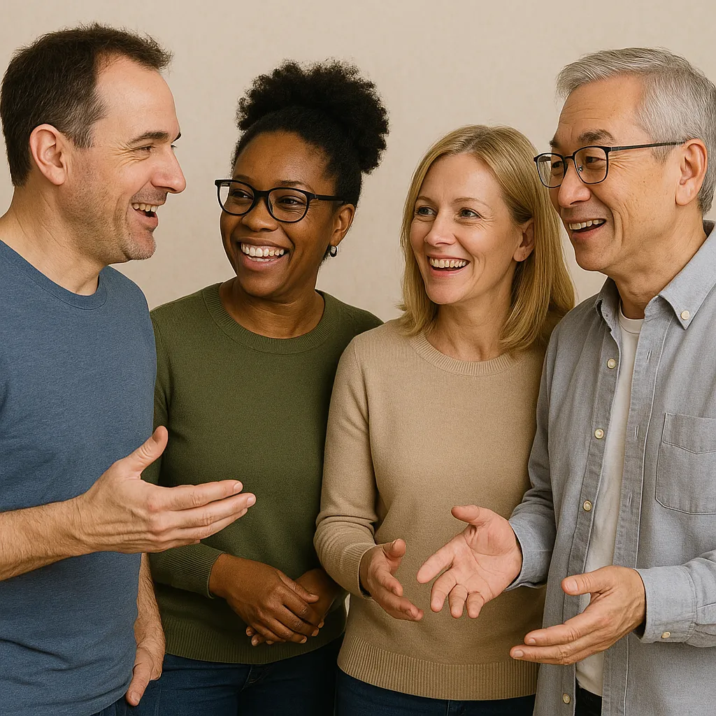 {'en': 'You are great', 'es': 'Sois estupendos'} Image