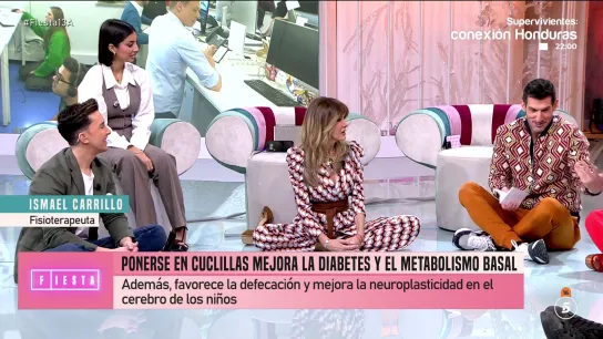 {'en': 'Ismael Carrillo, physiotherapist: "Being squatting, for example, improves diabetes and basal metabolism"', 'es': 'Ismael Carrillo, fisioterapeuta: "Estar de cuclillas, por ejemplo, mejora la diabetes y el metabolismo basal"'} Image