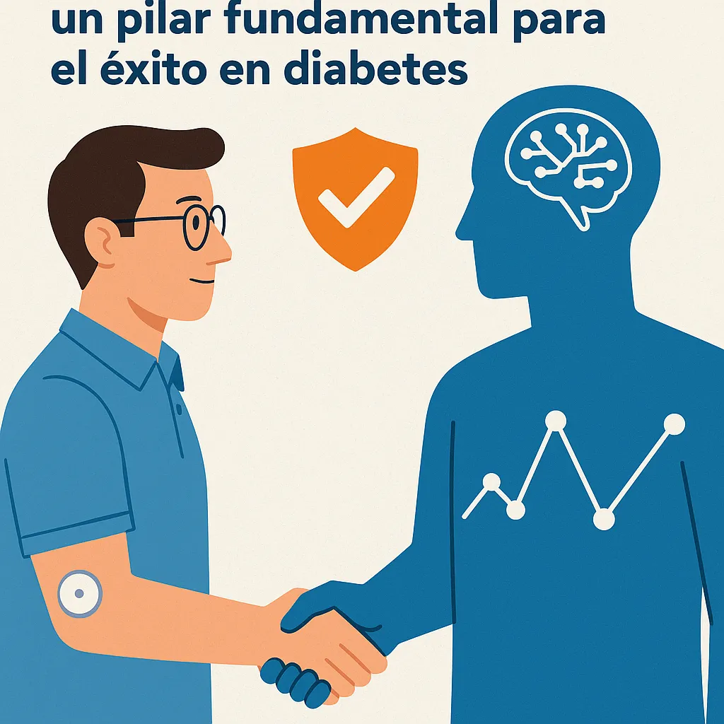 {'en': 'Would you trust artificial intelligence to manage your diabetes?', 'es': '¿Confiarías en la Inteligencia Artificial para gestionar tú diabetes?'} Image