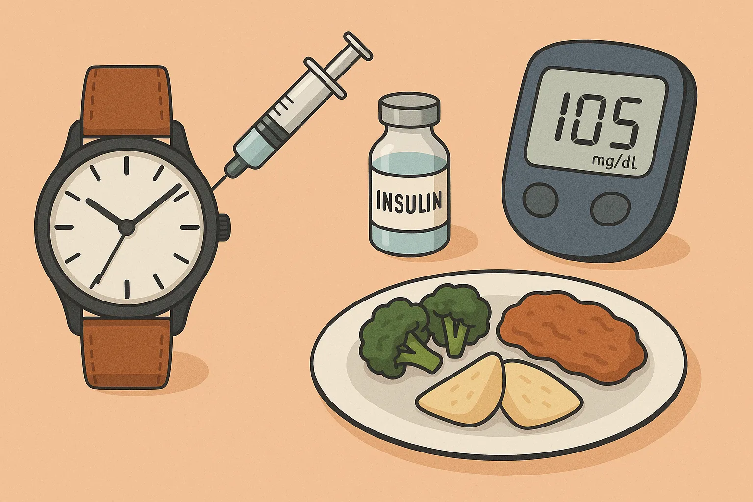 {'en': 'Insulin setting time', 'es': 'Hora de puesta de la insulina'} Image