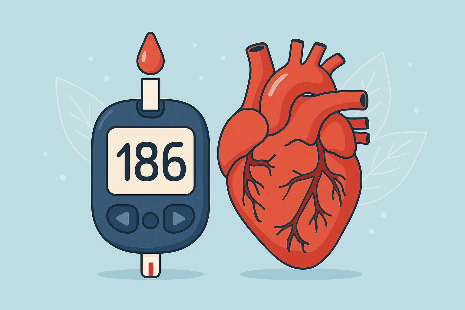{'en': 'Your high glucose?Your heart also suffers', 'es': '¿Tu glucosa alta? Tu corazón también lo sufre'} Image