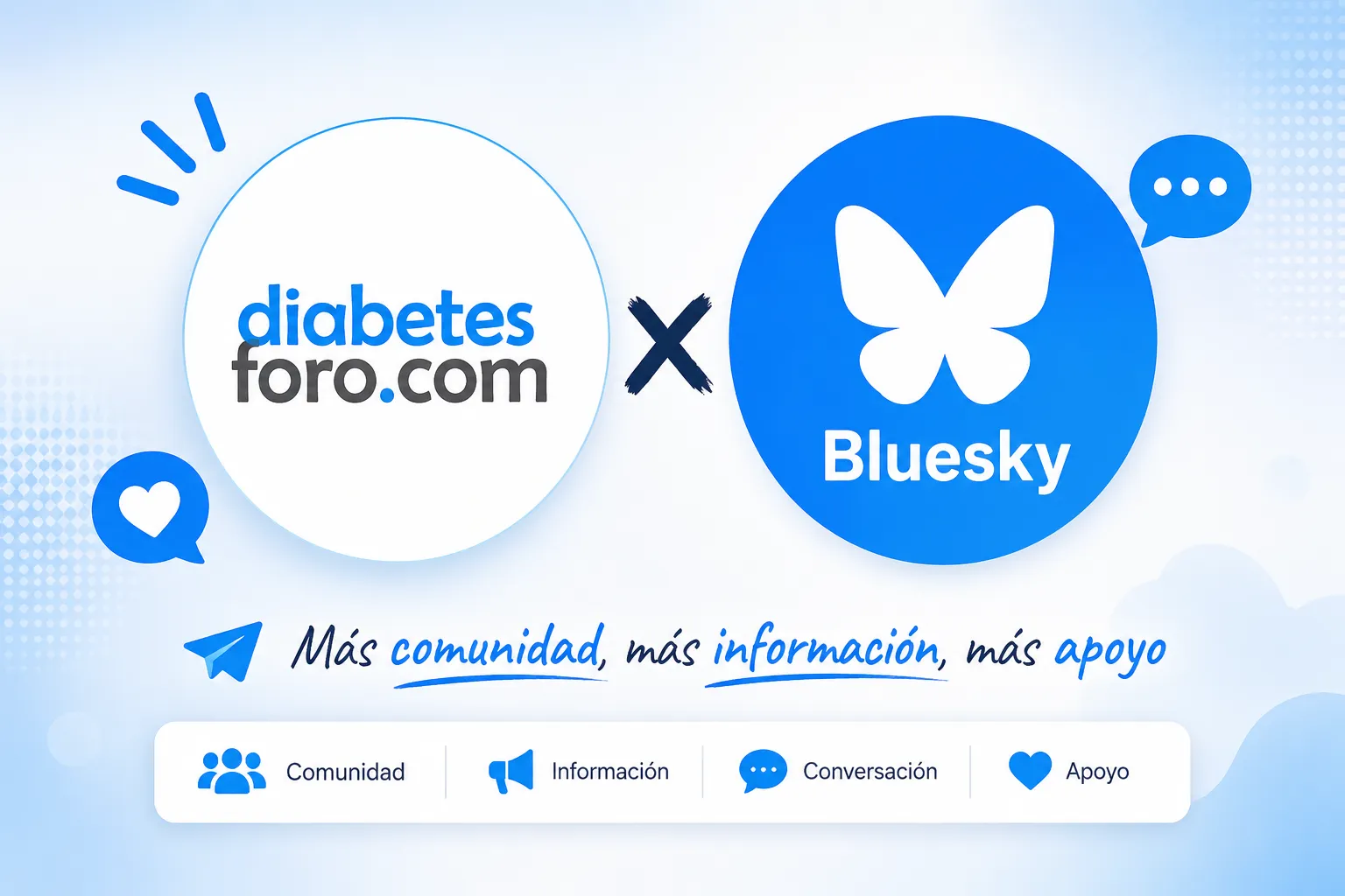 {'en': 'Diabetes Forum is now on Bluesky!🚀', 'es': '¡Diabetes Foro ya está en Bluesky! 🚀'} Image