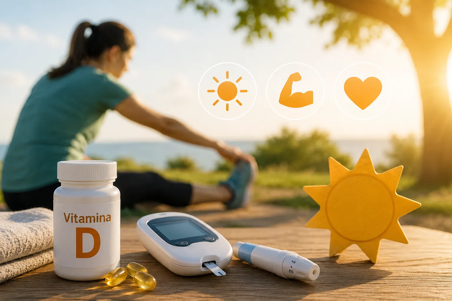 {'en': 'What if we also needed to pay more attention to vitamin D?', 'es': '¿Y si también necesitáramos prestar más atención a la vitamina D?'} Image