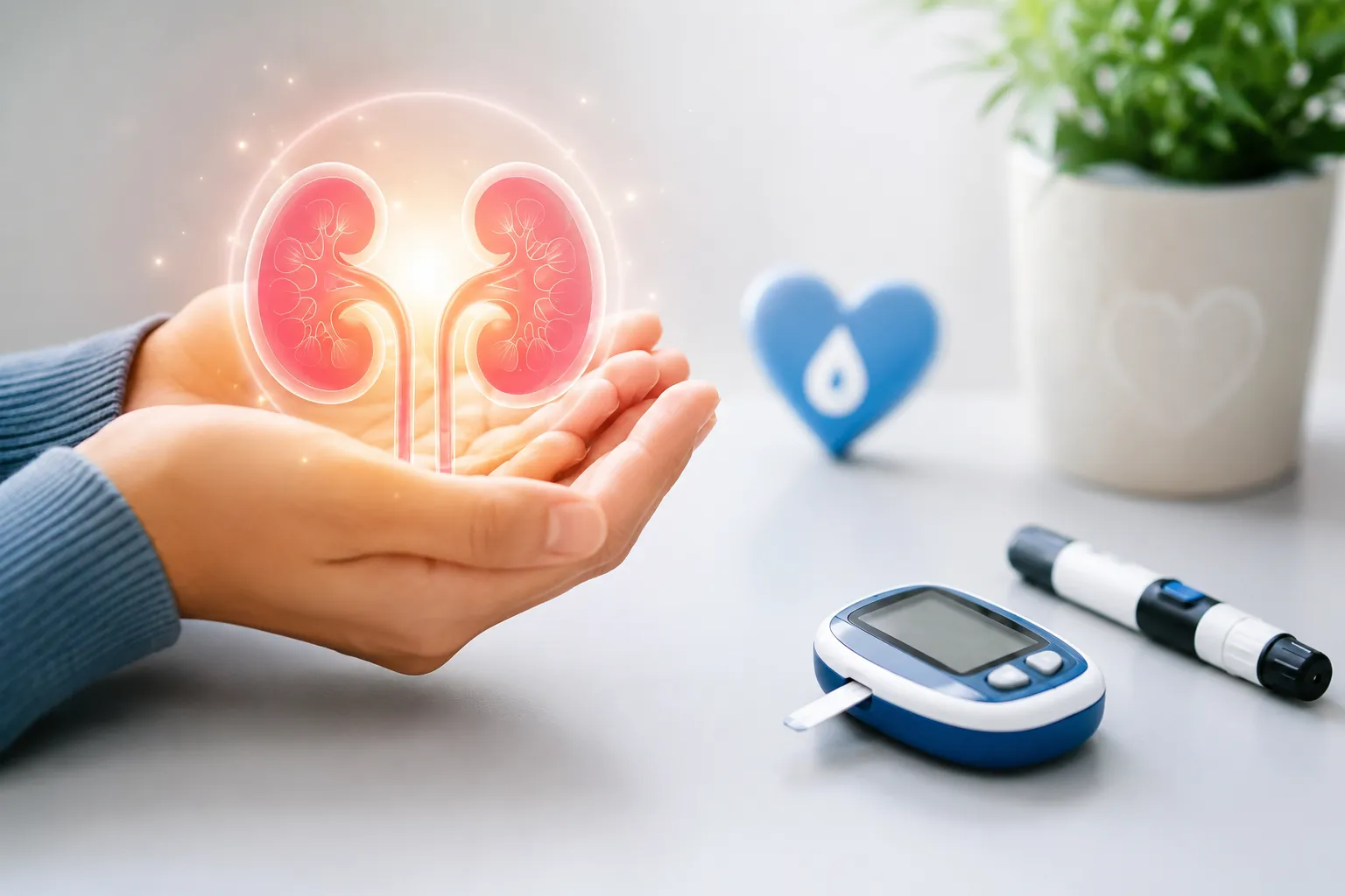 {'en': 'What if we could finally protect the kidneys before damage appears?', 'es': '¿Y si por fin pudiéramos proteger los riñones antes de que aparezca el daño?'} Image