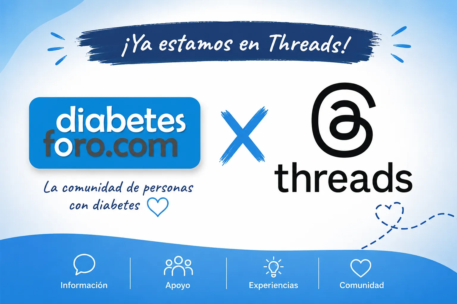{'en': 'Diabetes Forum is now on Threads (Instagram/Meta)!🎉', 'es': '¡Diabetes Foro ya está en Threads (Instagram/Meta)! 🎉'} Image
