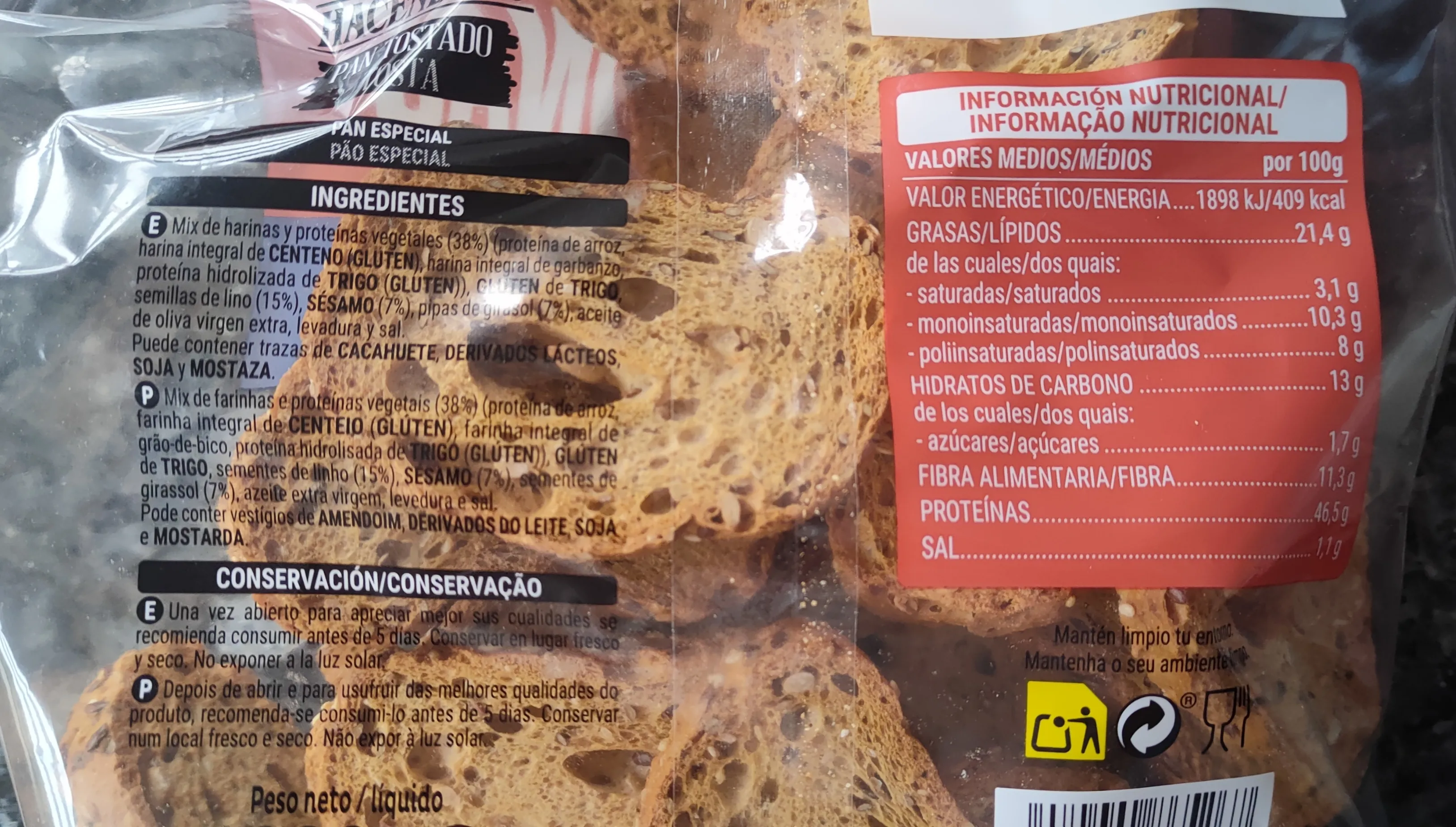 {'en': 'Protein bread', 'es': 'Panes Proteicos'} Image {'en': 'Protein bread', 'es': 'Panes Proteicos'} Image