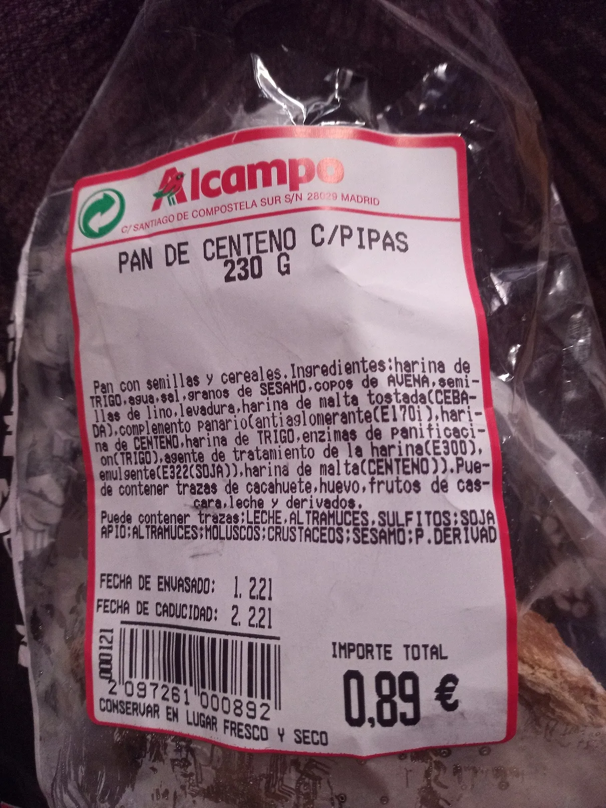 ¿Me como este pan de centeno? Diabetes Foro