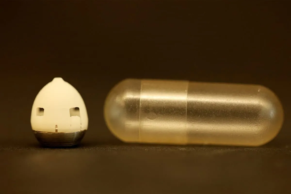 {'en': 'Chewable capsule to administer insulin?', 'es': '¿Cápsula masticable para administrar insulina?'} Image {'en': 'Chewable capsule to administer insulin?', 'es': '¿Cápsula masticable para administrar insulina?'} Image