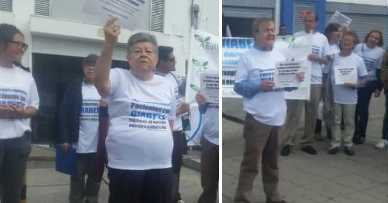 {'en': 'Patients with diabetes protest against Cafesalud', 'es': 'Pacientes con diabetes protestan contra Cafesalud'} Image {'en': 'Patients with diabetes protest against Cafesalud', 'es': 'Pacientes con diabetes protestan contra Cafesalud'} Image