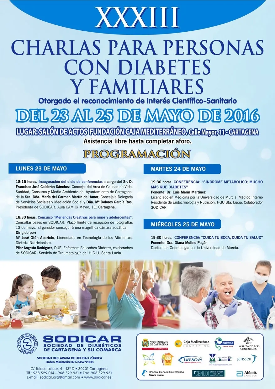 {'en': 'Healthy eating to combat diabetes, in sodar days', 'es': 'La alimentación saludable para combatir la diabetes, en las Jornadas de Sodicar'} Image