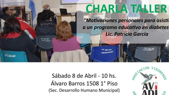 {'en': 'New talk about diabetes in Viedma', 'es': 'Nueva charla sobre diabetes en Viedma'} Image {'en': 'New talk about diabetes in Viedma', 'es': 'Nueva charla sobre diabetes en Viedma'} Image